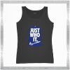 Tardis Blue Just Who It Tank Top Nike Dr Who Symbol