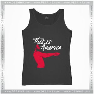 Cheap Tank Top This is America Childish Gambino Tank Tops Size S-3XL