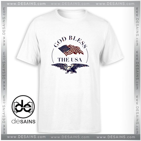 God Bless America Garden Flag Tshirt Independence Day