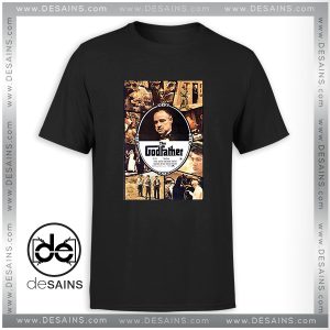 Tee Shirt The Godfather Movie Poster Vintage Characters