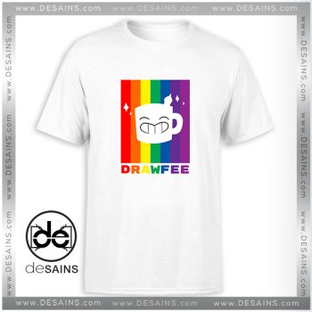 Merch Tee Shirt Drawfee Supports Pride Rainbow