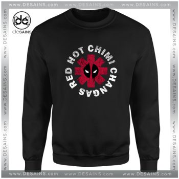 Peppers Band Sweatshirt Deadpool Red Hot Chimi Logo