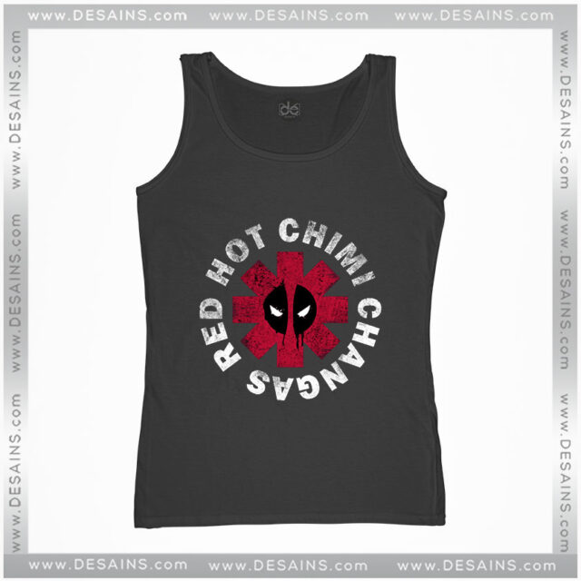 Chili Peppers Tank Top Deadpool Red Hot Chimi Logo