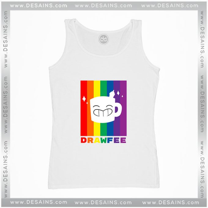 Drawings Tank Top Drawfee Supports Pride Rainbow LGBT