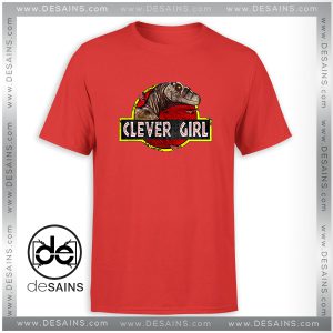 Meme Tee Shirt Clever Girl Jurassic Park Logo Funny