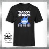 Funny Dad Tee Shirt Daddy Shark Fathers Day Gift