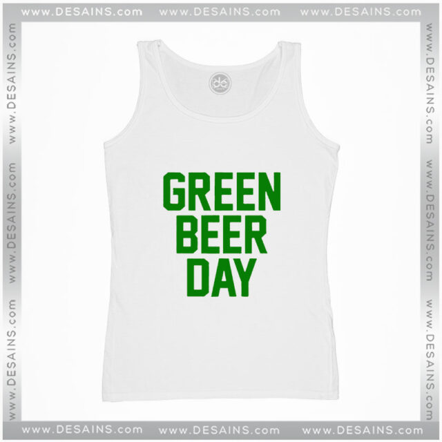 Tank Top Green Beer Day GBD Party Gear