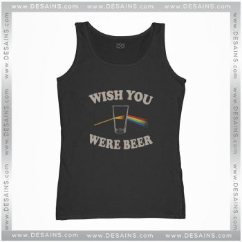 Cheap Tank Top Pink Freud Wish You Were Beer Size S-3XL