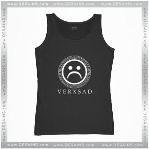 Sad Emoticon Face Tank Top VERXSAD Fashion Logo