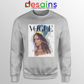 Cover Art Sweatshirt SPort Grey Rihanna Queen Vogue
