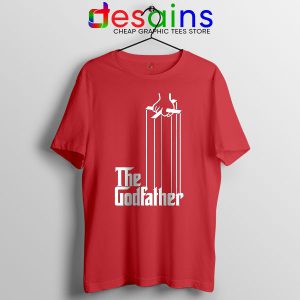 Film Series Tee Shirt Red The Godfather 1972 Logo Vintage