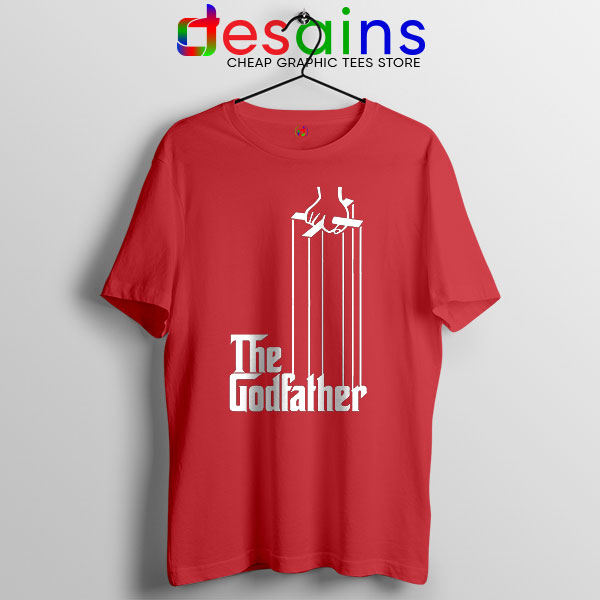 Film Series Tee Shirt Red The Godfather 1972 Logo Vintage