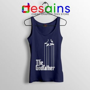 Greatest Films Tank Top Navy The Godfather 1972 Logo