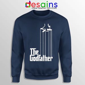 Mario Puzo's Sweatshirt Navy The Godfather 1972 Logo Movie