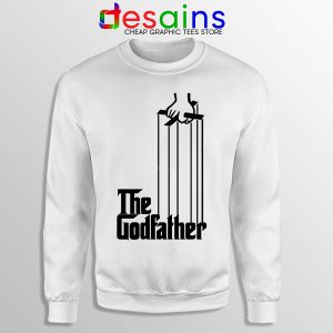 Mario Puzo's Sweatshirt White The Godfather 1972 Logo Movie