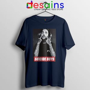 Merch Tee Shirt Navy Suicideboys Poster Tour Album