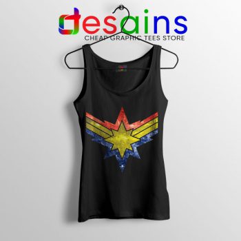 Movie Tank Top Captain Marvel Punch Holes in the Sky