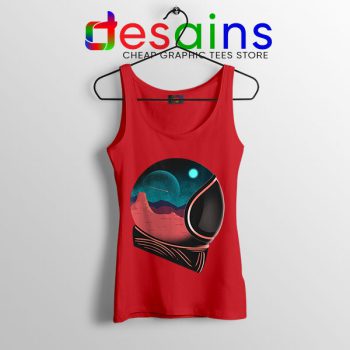 SpaceX Merch Red Tank Top Space Adventures Tourism