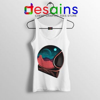 SpaceX Merch White Tank Top Space Adventures Tourism