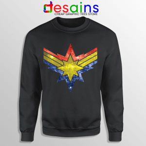 Sweatshirt Captain Marvel Punch Holes in the Sky