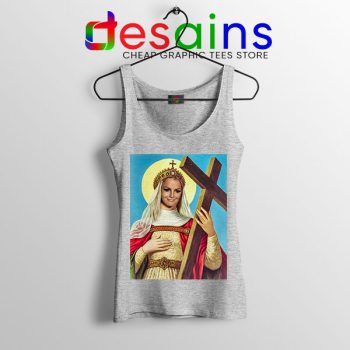 Tank Top Sport Grey Britney Spears Our Lady Of Kentwood Sexy