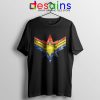 Tee Shirt Captain Marvel Punch Holes in the Sky Brie Larson