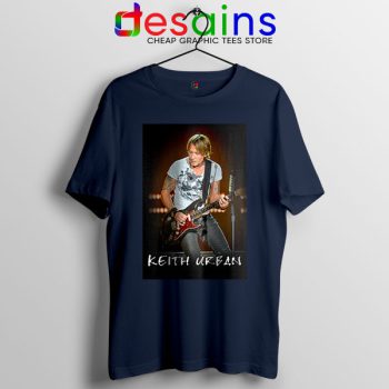 Tee Shirt Navy Fighter Keith Urban Tour Merch One Too Many