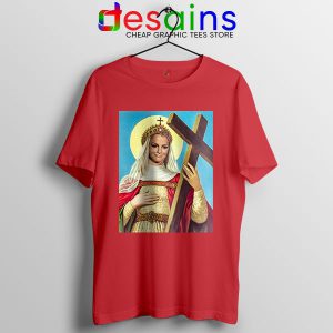 Tee Shirt Red Britney Spears Our Lady Of Kentwood Celebrity