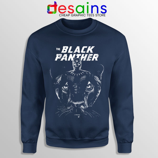 Wakanda Forever Navy Sweatshirt The Black Panther Marvel Movie