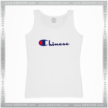 Best Cheap Tank Top Chinese Champion Parody Funny Size S-3XL