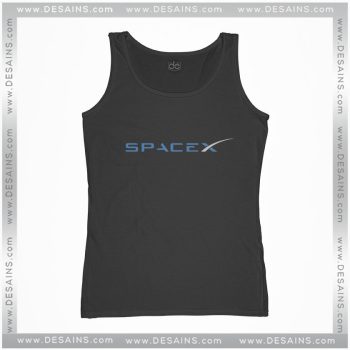 Buy Cheap Graphic Tank Top Space X Elon Musk Logo Size S-3XL