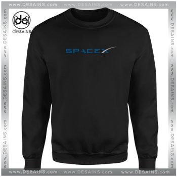 Buy Cheap Sweatshirt Space X Elon Musk Logo Crewneck Size S-3XL
