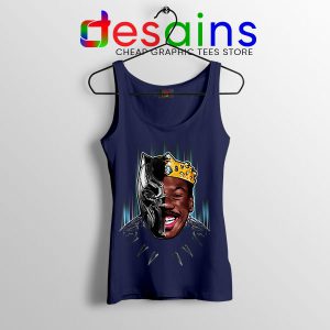 Funny Tank Top Navy Black Panther of Zamunda Eddie Murphy