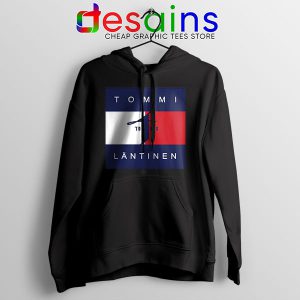 Hoodie Black Hilfiger Tommi Läntinen Finnish Singer Merch