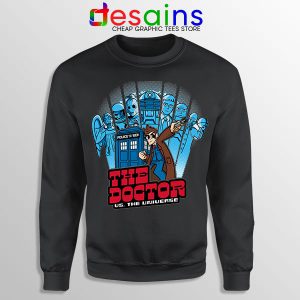 Sweatshirt Black Universe 10th Edition Vs Dr Who Doctor Pilgrim