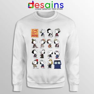 Sweatshirt Doctor Who Snoopy Peanuts 13 Dogtors