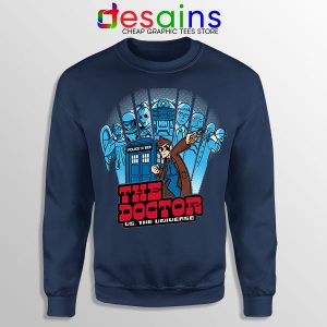 Sweatshirt Navy Universe 10th Edition Vs Dr Who Doctor Pilgrim