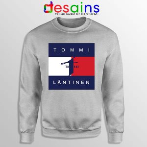 Sweatshirt Sport Grey Hilfiger Tommi Läntinen Finnish Singer Merch