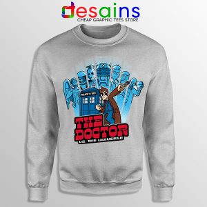 Sweatshirt Sport Grey Universe 10th Edition Vs Dr Who Doctor Pilgrim