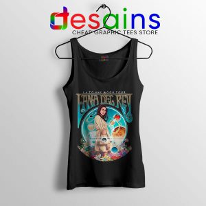 Tank Top BLack LA to the Moon Tour Lana Del Rey Album Merch