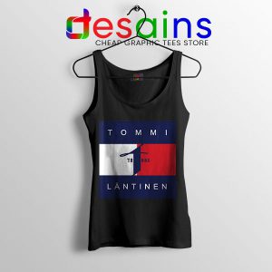 Tank Top Black Hilfiger Tommi Läntinen Finnish Singer Merch