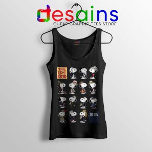 Tank Top Black The 13 and 1 Dogtors Dr Who Snoopy