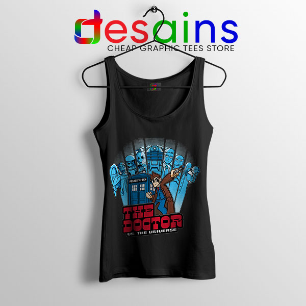 Tank Top Black Universe 10th Edition Dr Who Doctor Pilgrim