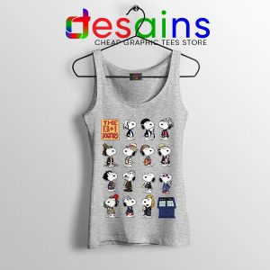 Tank Top Sport Grey The 13 and 1 Dogtors Dr Who Snoopy