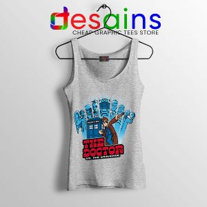Tank Top Sport Grey Universe 10th Edition Dr Who Doctor Pilgrim