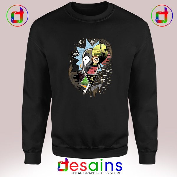 Cheap Sweatshirt Rick And Morty Polarity Crewneck Size S-3XL