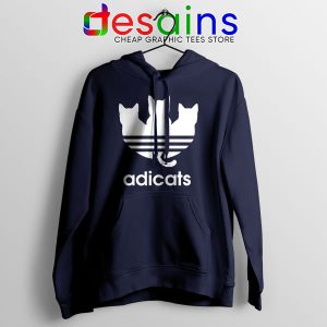 Hoodie Navy Adicats Adidas Cat Breeds Three Stripes