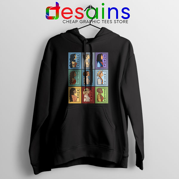 Hoodie She Series Collage Superhero Pop Culture Edition