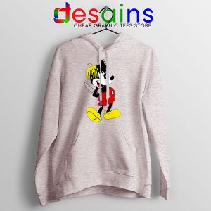 Hoodie Sport Grey XXXTentacion Mickey Mouse Death Cause