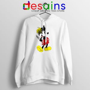 Hoodie White XXXTentacion Mickey Mouse Death Cause